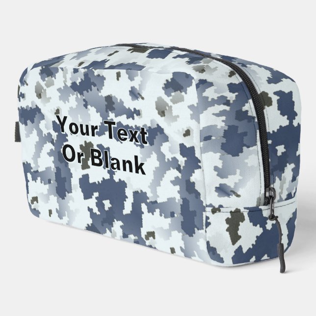 Fractal Winter Camouflage Dopp Kit (Right Corner)