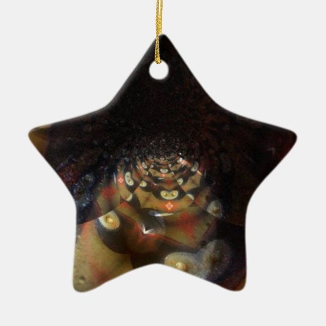 Fractal Your Custom Star Ornament (Front)