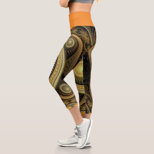 Fractal Zazzle_Growshop. Capri Leggings