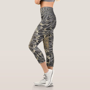 Fractal Zazzle_Growshop. Capri Leggings