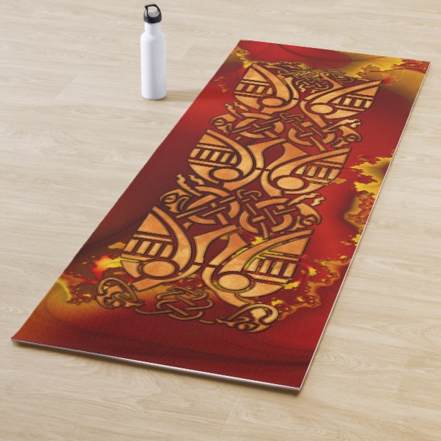 FractalCelt 1 Graphic Design Yoga Mat (In Situ)