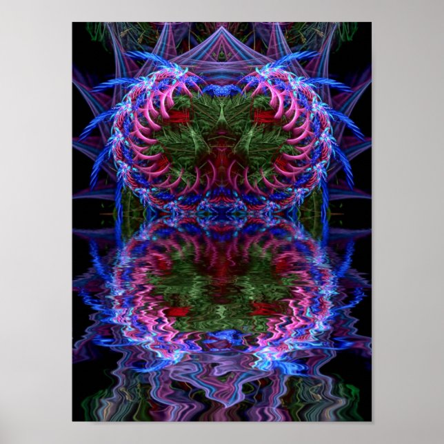fractaldrops print & Poster (Front)