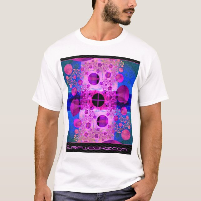 Fractalization Batik Shirt. T-Shirt (Front)