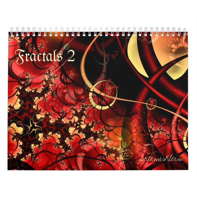 Fractals 2 , 12 month calendar (Cover)
