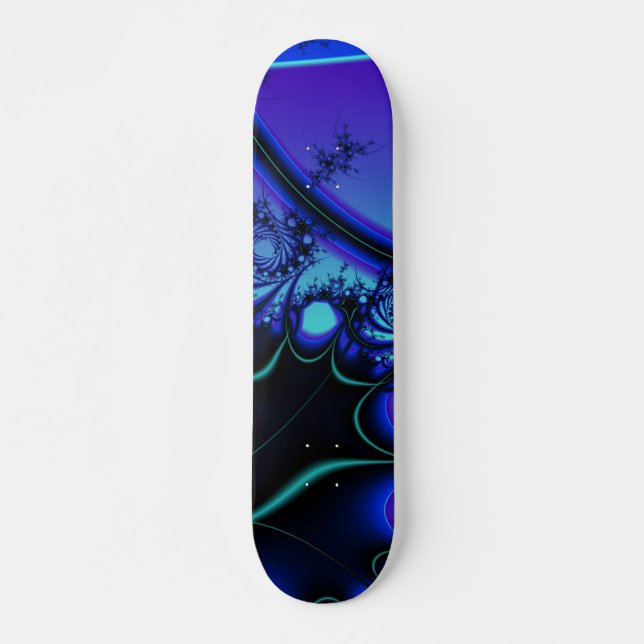 Fractals at Twilight Skateboard (Front)