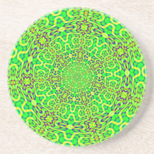 Fractalscope 38 coaster (Front)
