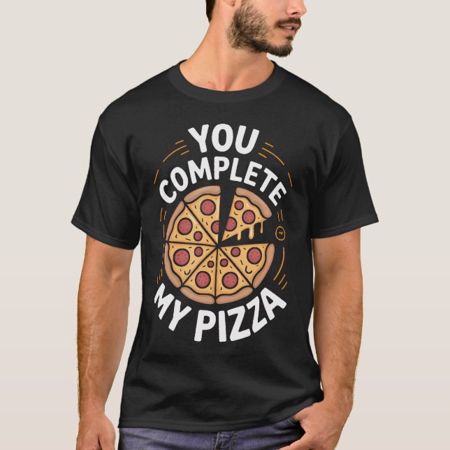 Fraction Pizza Slices Math Learning Parts - Calcul T-Shirt (Front)