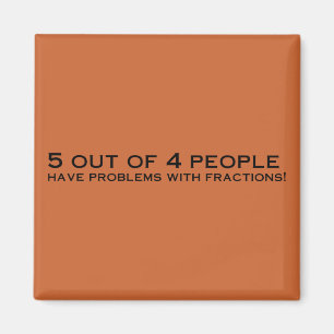 Fractions Are Cool Magnet