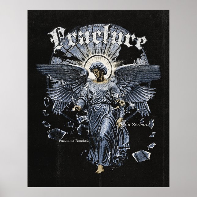 Fracture - Gothic Streetwear Design Poster (Front)