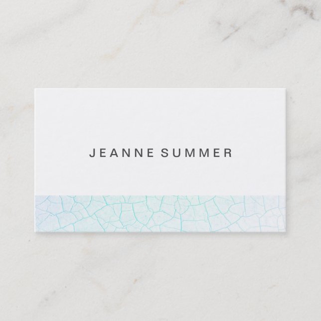 Fractured Colourful Contemporary Background Business Card (Front)