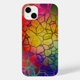 Fractured-Colourful Stained Glass Case-Mate iPhone 14 Plus Case