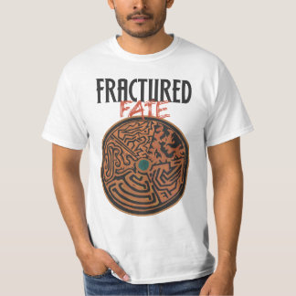 Fractured Fate shirt with authors and characters