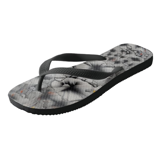Fractured Florals Jandals (Angled)