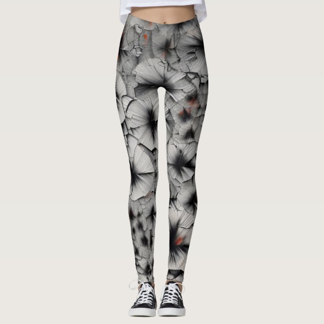 Fractured Florals Leggings (Front)