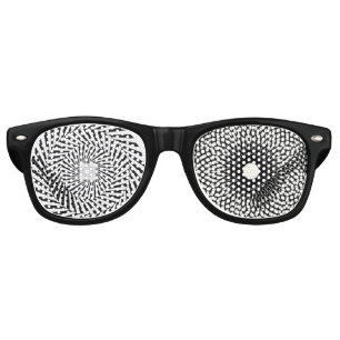 Fractured Fractals Retro Sunglasses