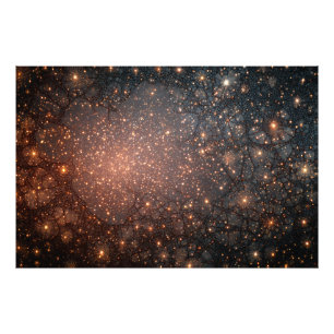 Fractured Nebula Cosmic Web Glow Photo Print