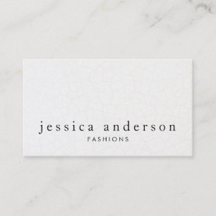 Fractured subtle elegant light minimalist business card