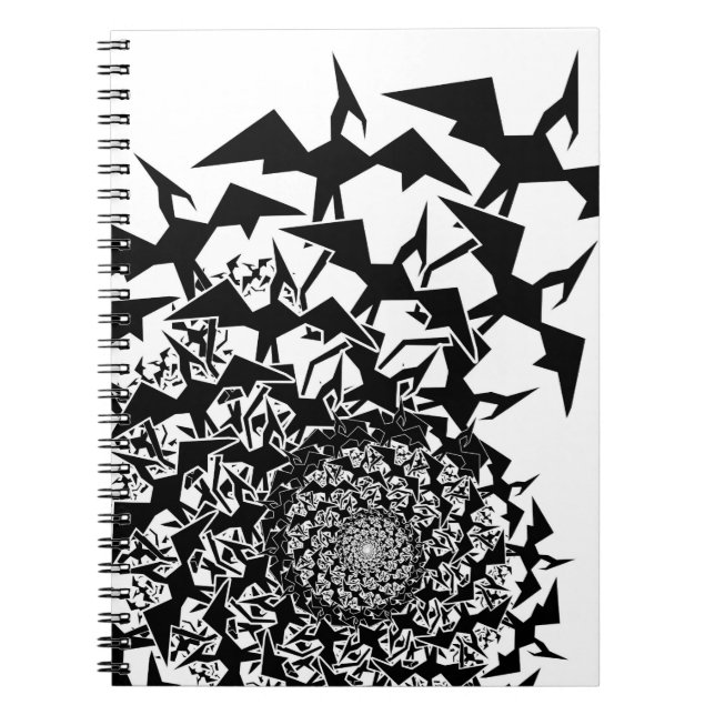 Fractyl Pterodactyl Spiral Notebook (Front)