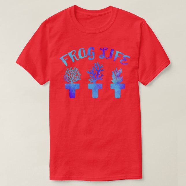 Frag Life Coral T-Shirt (Design Front)