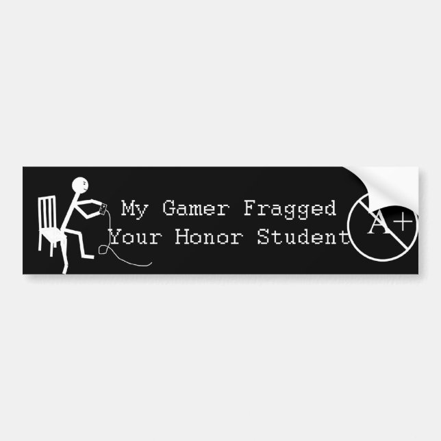 Fragged Bumper Sticker (Front)