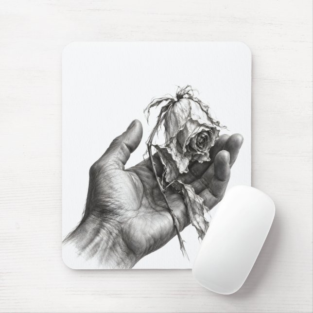 Fragile Grip Mouse Pad (With Mouse)