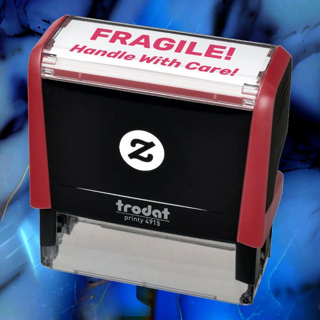 FRAGILE, Handle With Care, or DIY Message Self-inking Stamp (Creator Uploaded)