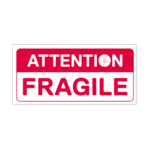 Fragile Handle with Care signs Self-inking  Handle Self-inking Stamp