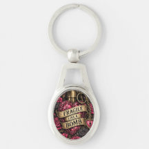 Fragile Like a Bomb Keychain