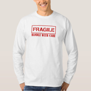 Fragile packaging sign - handle with care  T-Shirt