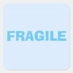 Fragile Square Sticker