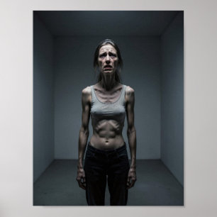 Fragile Strength Eating Disorder Art Poster