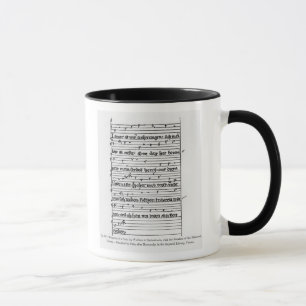 Fragment of a poem mug