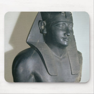 Fragment of an Egyptian style statue of Ptolemy I Mouse Pad