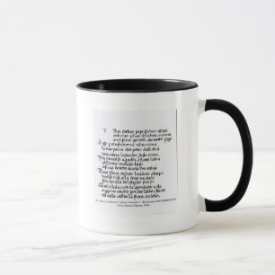 Fragment of Dante's  'Divina Commedia' Mug