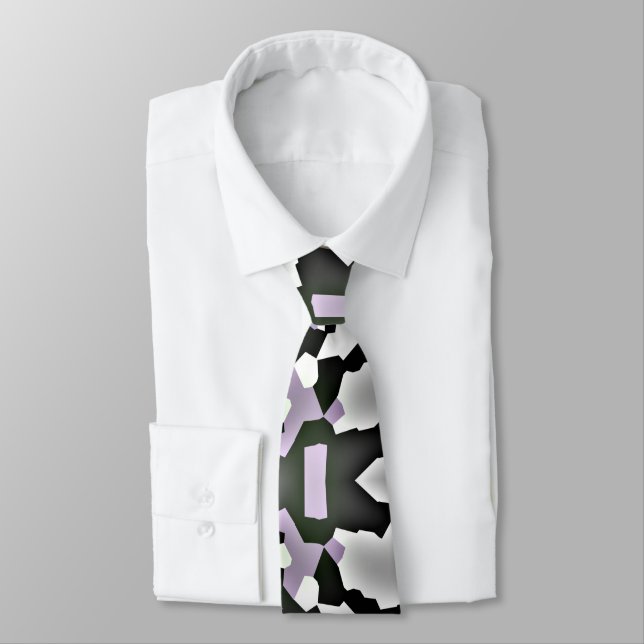 "Fragmented Dream"  Digital abstract Tie (Tied)