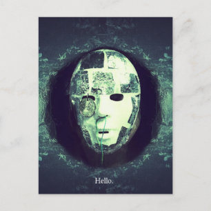 Fragmented Greeting Postcard