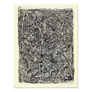 Fragmented photo print