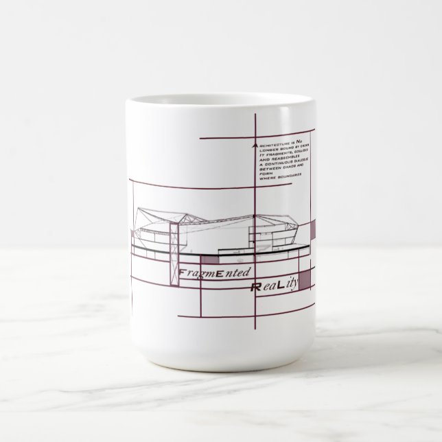 Fragmented Reality – Architectural Expression Coffee Mug (Center)