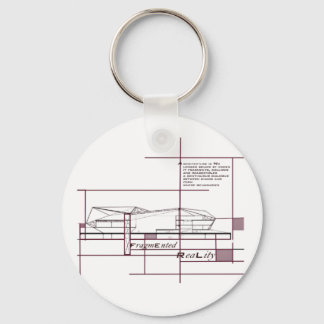 Fragmented Reality – Architectural Expression Key Ring