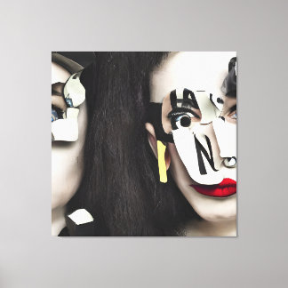 Fragmented Reality Canvas Print