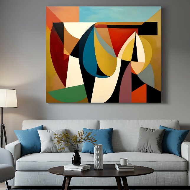 Fragmented Surreal Cubism Canvas Print (Creator Uploaded)