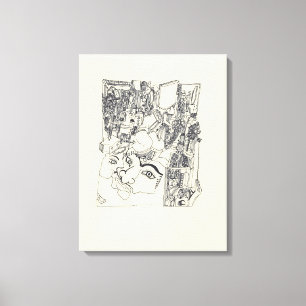 Fragments d'Arts 1 Surreal Drawing Canvas