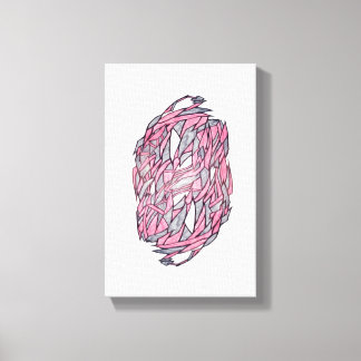 Fragments of Light – Modern Geometric Abstract Ca Canvas Print