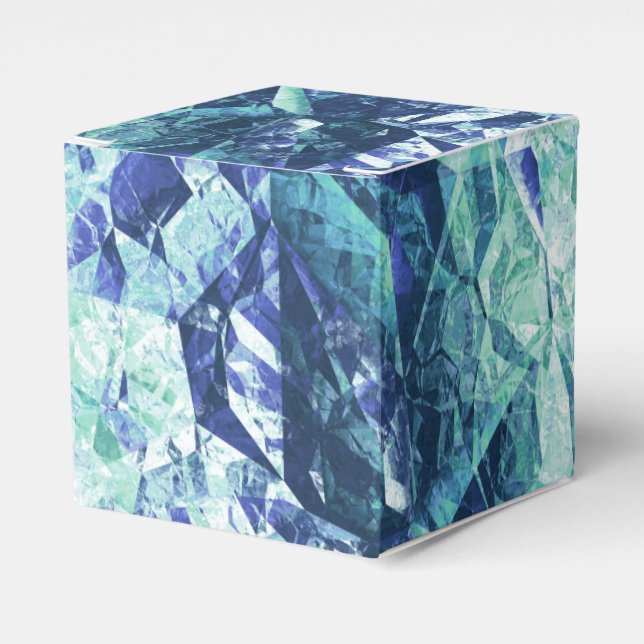 fragments of memories, in blue and green : favour box (Front Side)