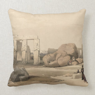 Fragments of the Great Colossus at The Memnonium, Cushion