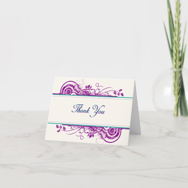 Fragrance - Art Thank you card (Front)