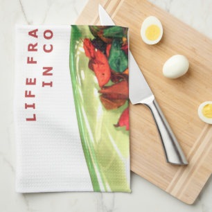 Fragrance of Life: Potpourri Inspirational Message Tea Towel