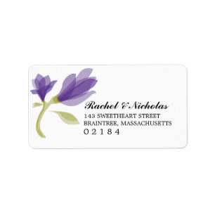 Fragrant Freesia Petals   Mailing Address Label