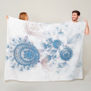 Frailty Steampunk Abstract Fleece Blanket