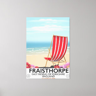 Fraisthorpe East Riding of Yorkshire, England. Canvas Print